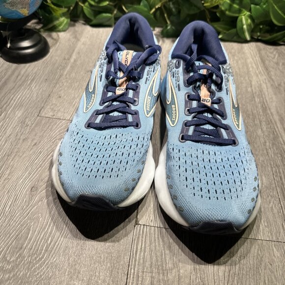 Brooks Glycerin 20 Shoes Womens 9 B Blue Running Athletic Sneakers 1203691B-478 - Picture 3 of 11